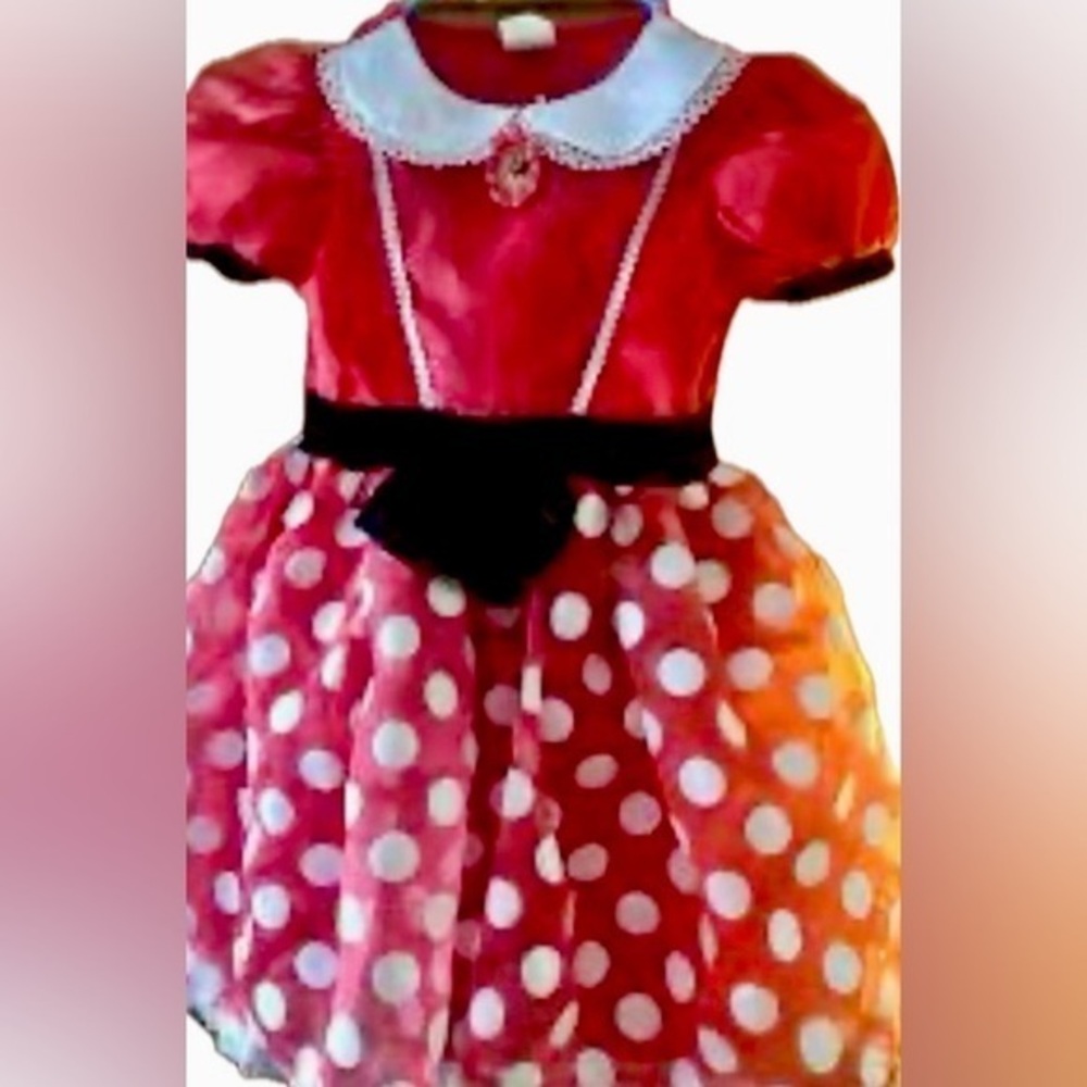 Minnie Mouse Costume Dress Minnie Mouse girl dress size medium 7/8